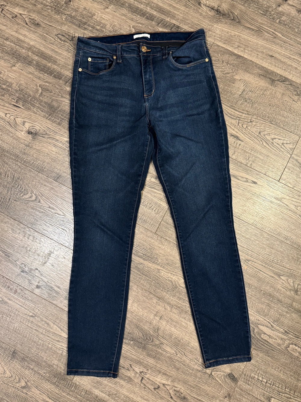 STS Blue Dark Wash Skinny Jeans | High Rise Stretch Denim Size 32